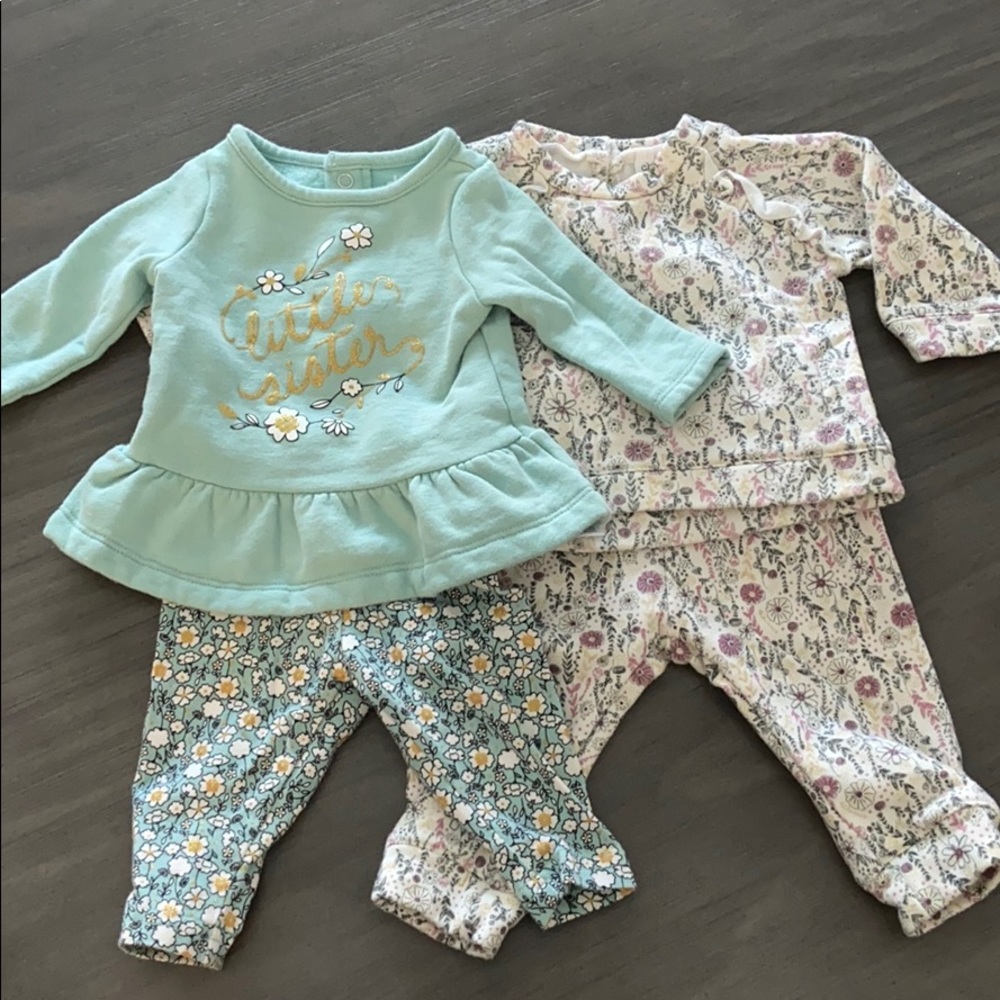 0-3 months Long Sleeved Outfits